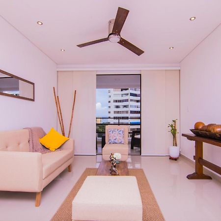 Apto Exclusivo En Bocagrande Frente Al Mar Cartagena Екстериор снимка