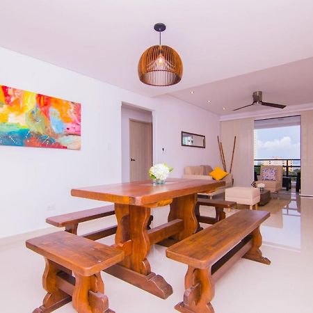 Apto Exclusivo En Bocagrande Frente Al Mar Cartagena Екстериор снимка