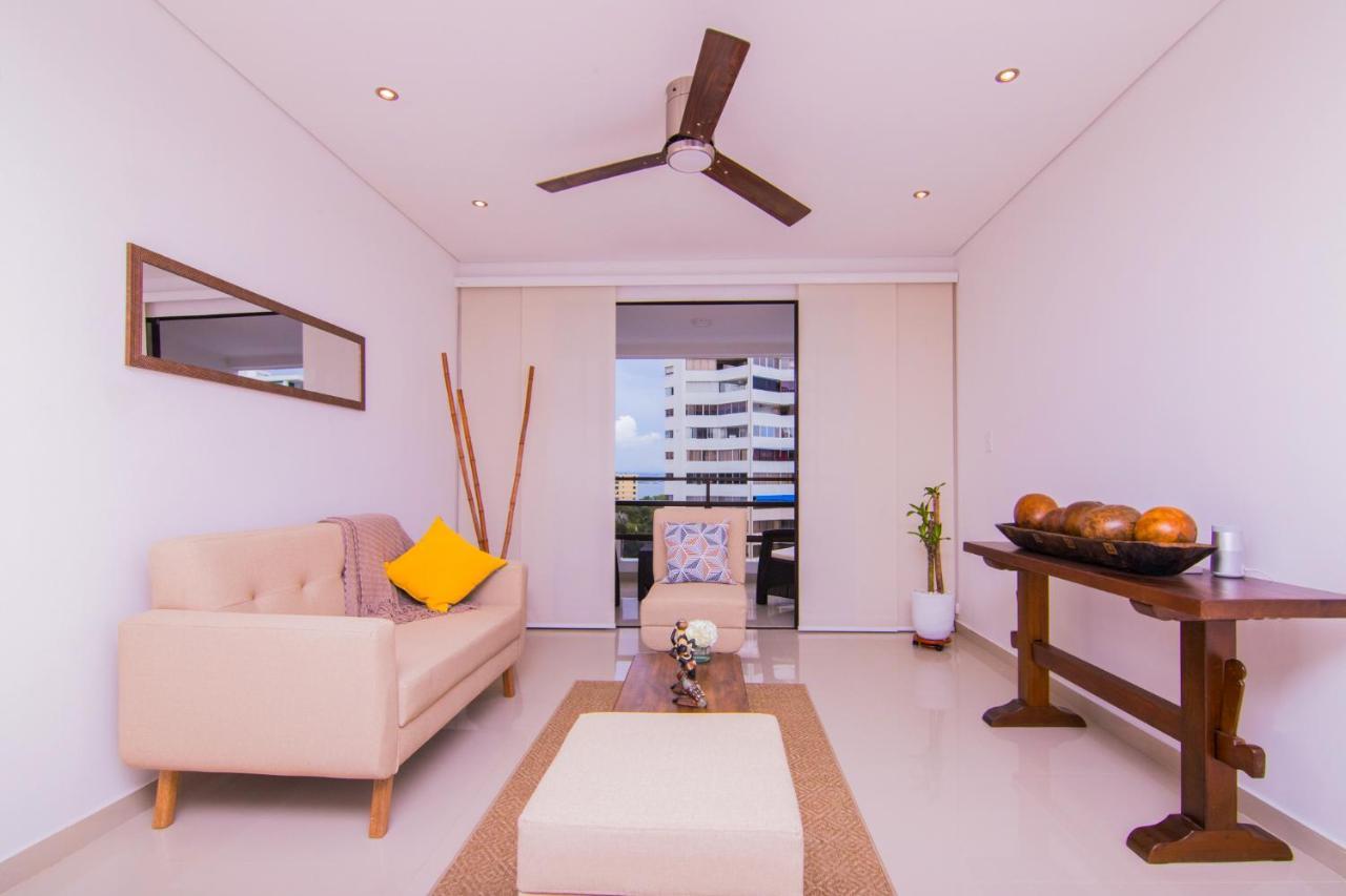Apto Exclusivo En Bocagrande Frente Al Mar Cartagena Екстериор снимка